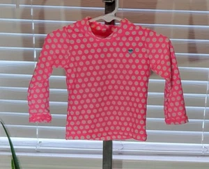 Carter's Baby Swim Long Sleeve Shirt Long Sleeve Pink White Polka Dot 18M - Picture 1 of 3