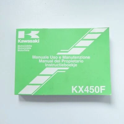 Kawasaki KX 450 F 2009 Bedienungsanleitung Manual Italien Spanien Niederlande - Bild 1 von 4