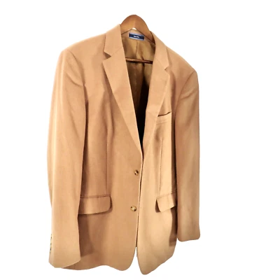Blazer Croft Barrow Carmel para hombre 44 largos peso pesado ultrasuave como pelo de camello Foto 1 de 4