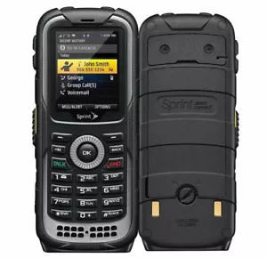 Kyocera DuraPlus E4233 Black 3G Rugged Military Cell Phone Sprint - Picture 1 of 13
