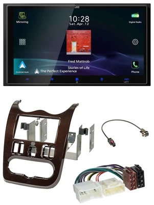 JVC USB Bluetooth 2DIN DAB MP3 Autoradio für Dacia Logan Duster Sandero ab 11 du - Bild 1 von 4