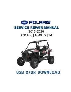 Manual de servicio Polaris RZR 900 1000 | 2017-2020 | S S4 | USB y/o enlace - Imagen 1 de 10