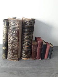 Collection of Antique and Vintage Bibles and Hymn Books - Picture 1 of 19