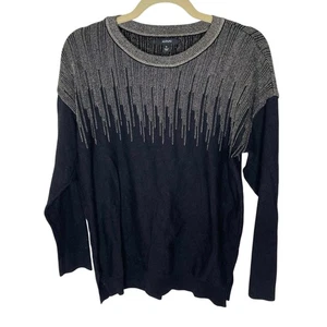 Alfani Black Holiday BoHo Sweater Women’s size Medium Holiday Christmas Sweater - Picture 1 of 6