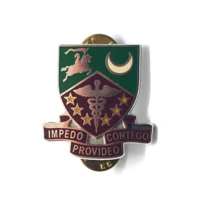 229th Sanitätsbataillon Sanitätswappen Pin Impedo Contego Provideo Armee Abzeichen - Bild 1 von 3