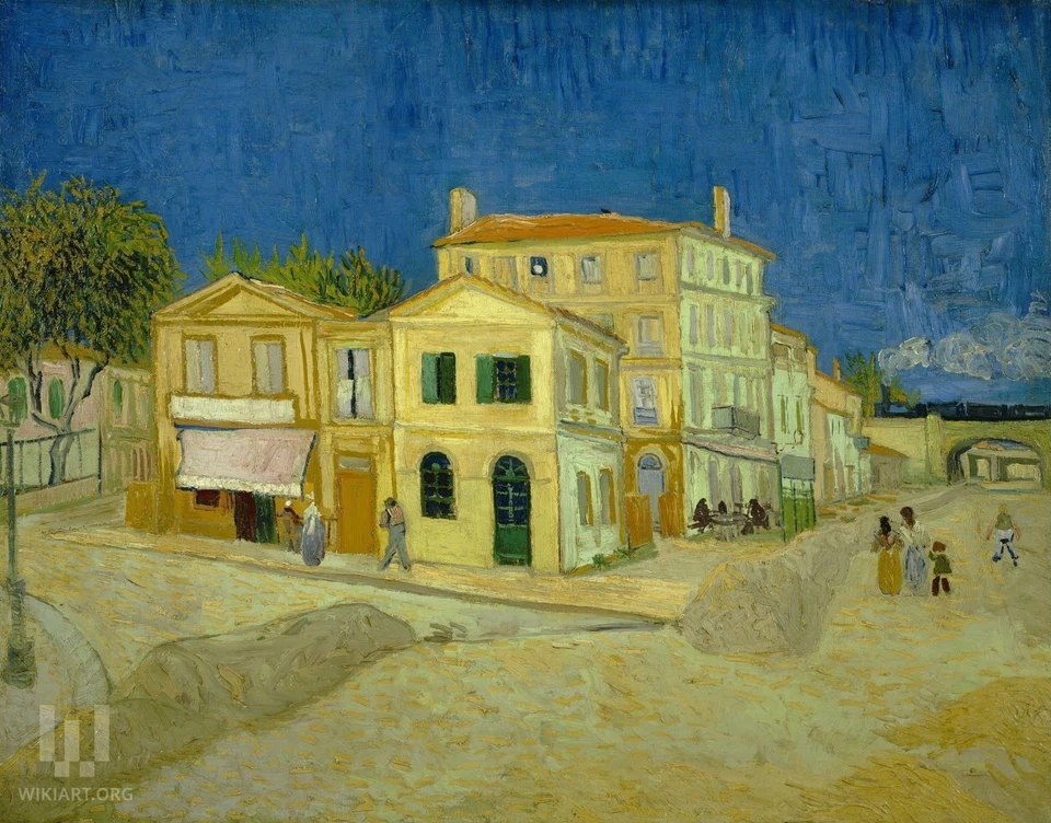 ACEO Art Card The Yellow House on the Street by Vincent Van Gogh not well known - Image 1 of 1