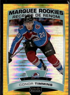 19/20 OPC PLATINUM SEISMIC GOLD ROOKIE #169 CONOR TIMMINS RC (11/50) - Image 1 of 2