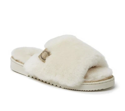 Zapatillas de piel de oveja genuinas Fireside by Dearform talla 9 Foto 1 de 4