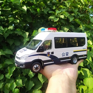 1/24 Todo Nuevo China NJ IVECO Power Daily OUSHENG Modelo Coche de Policía - Imagen 1 de 12
