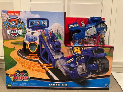 Paw Patrol MOTO Pups Moto HQ Playset com Sons, Figura de Perseguição Exclusiva e Veículo - Imagem 1 de 4