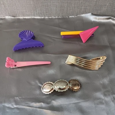 Lote de 5 accesorios retro Rock Western vintage de metal plástico años 80 90 Foto 1 de 4