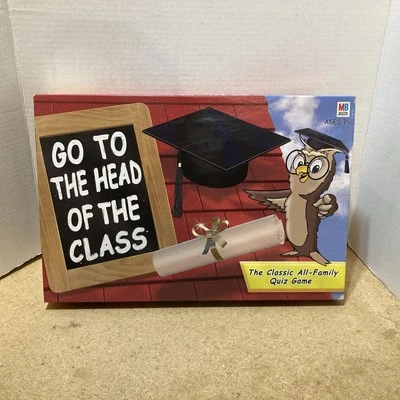 Hasbro Go To The Head Of The Class classic all-family quiz board game 2005 NEW - Image 1 of 4