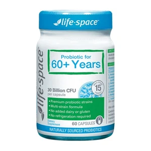 Probiótico Life Space para más de 60 años 60 cápsulas - Imagen 1 de 3