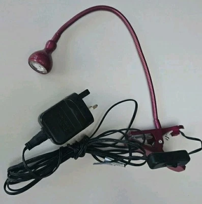 Светодиодный зажим IKEA JANSJO прожектор лампа зажим освещение регулируемый свет стол фиолетовый - Изображение 1 из 4