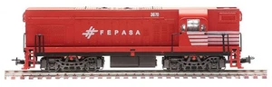 FRATESCHI 3002 HO G8 FEPASA FLAT TOP LOCOMOTIVE - DC - Picture 1 of 1