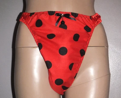 SISSY SATIN  DOUBLE FRONT & GUSSET DISCRETE  PANTIES CROSSDRESS PRIDE  28-44 - Image 1 of 4