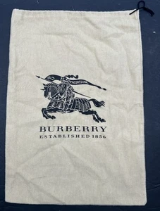 Authentischer Burberry Logo Staubbeutel Kordelzug Reise Aufbewahrung 16 x 11 Zoll A00 - Bild 1 von 4