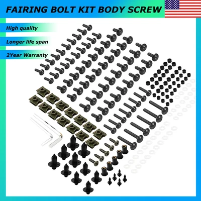 ¿Para Honda CBR600RR CBR1000RR CBR250RR?Carenado Pernos Carrocería Tornillos Borde Negro A Foto 1 de 4