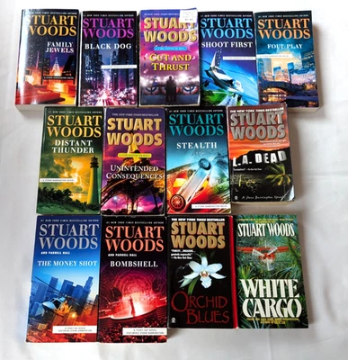 Stone Barrington Teddy Fay Crime Thriller Lot of 13 Paperback Stuart Woods Foto 1 de 4