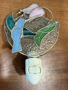 Stained Glass Hummingbird Plug-In Nightlight Tested - Picture 1 of 5