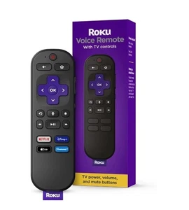 Telecomando vocale Roku compatibile con modelli Roku con scorciatoie canale controllo TV - Foto 1 di 9