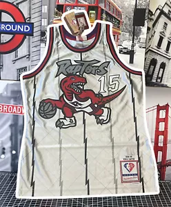 NEU Mitchell & Ness Toronto Raptors MNS Medium Vince Carter Trikot 75. Platin - Bild 1 von 6