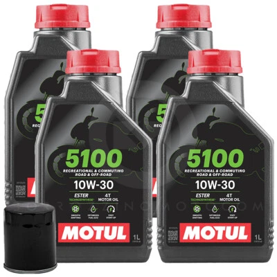 Etiqueta De Aceite MOTUL 5100 10W30 Filtro SUZUKI GSX R 600 1997-2000 - Imagen 1 de 4