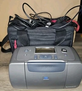 HP Photosmart 145 Compact Digital Photo Inkjet Printer W/ Carry Bag - Parts Only - Picture 1 of 6