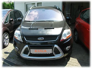 CAR HOOD BONNET BRA fit Ford Kuga 2008-2012 NOSE FRONT END MASK BRA DE CAPOT - Imagen 1 de 2
