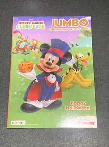 Mickey Mouse Clubhouse Happy Halloween Coloring & Activity Book Disney Junior - Picture 1 of 5