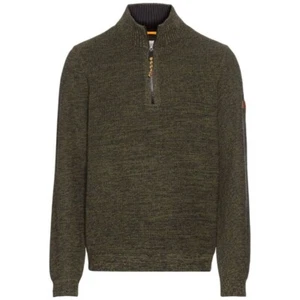 Camel active Herren Strickpullover Troyer grün 4K06 409530 91 leaf green - Picture 1 of 4