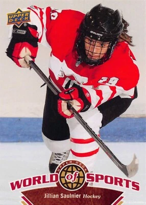 JILLIAN SAULNIER 2010 Upper Deck World of Sports - Image 1 of 2