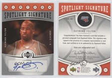 2006-07 Upper Deck Ovation Spotlight Signature Raymond Felton #SS-RF Auto