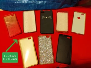 📌 CUSTODIE PHONE COVERS MORBIDE SILICONE FIT HUAWEI P8 .. (alcune nuove..!!) 🦩 - Picture 1 of 9