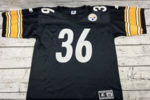 VTG 1996 Jerome Bettis #36 Pittsburgh Steelers Starter NFL Football Jersey - 48