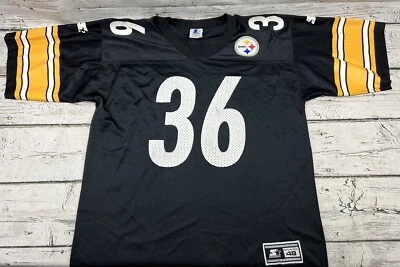 Camiseta de fútbol americano de colección 1995 Jerome Bettis #36 Pittsburgh Steelers Starter NFL - 48 Foto 1 de 4