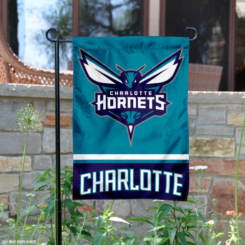 Charlotte Hornets Garden Flag and Yard Banner Cover