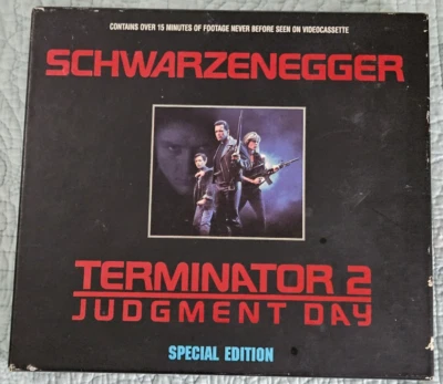 1993 Terminator 2 Judgment Day VHS Set Special Edition 15 Minutes Bonus Footage - Image 1 of 4