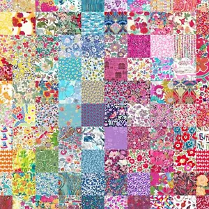 40 Liberty Tana Lawn™ 2,5" Charm Quadrate, ""LUCKY DIP"" - bitte Beschreibung lesen - Bild 1 von 1