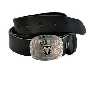 DODGE Logo Ram Belt Buckle licencia hebilla de cinturón cargador Hemi caja de regalo *603 - Imagen 1 de 4