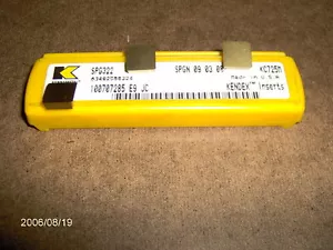 SPG322, GR KC725M "KENNAMETAL" INSERTS, 3 PIECES - Picture 1 of 1