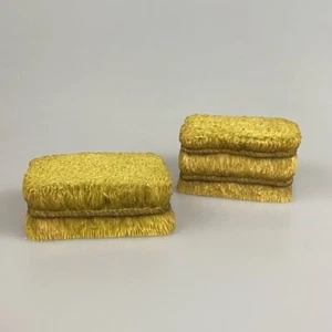 Marys Moo Moos Accessories Hay Bales Set of 2 Display Farm Scene Cow Figurine - Picture 1 of 6