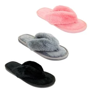 Nuevo Babe Mujer Tanga de Piel Moda Pantuflas Talla S - L 3 Colores - Imagen 1 de 22