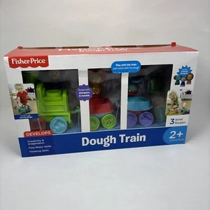 Carro de tren de masa Fisher Price con formas de animales estampadores molde juguete para niños nuevo - Imagen 1 de 6