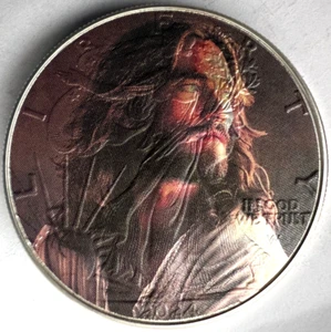 Beautiful Jesus - American Silver Eagle 1oz. .999 Silber Dollar Christliche Münze - Bild 1 von 6