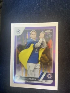 2022-23 Topps Chrome MYKHAILO MUDRYK Purple Gold Seismic Refractor #52🔥📈 - Picture 1 of 1