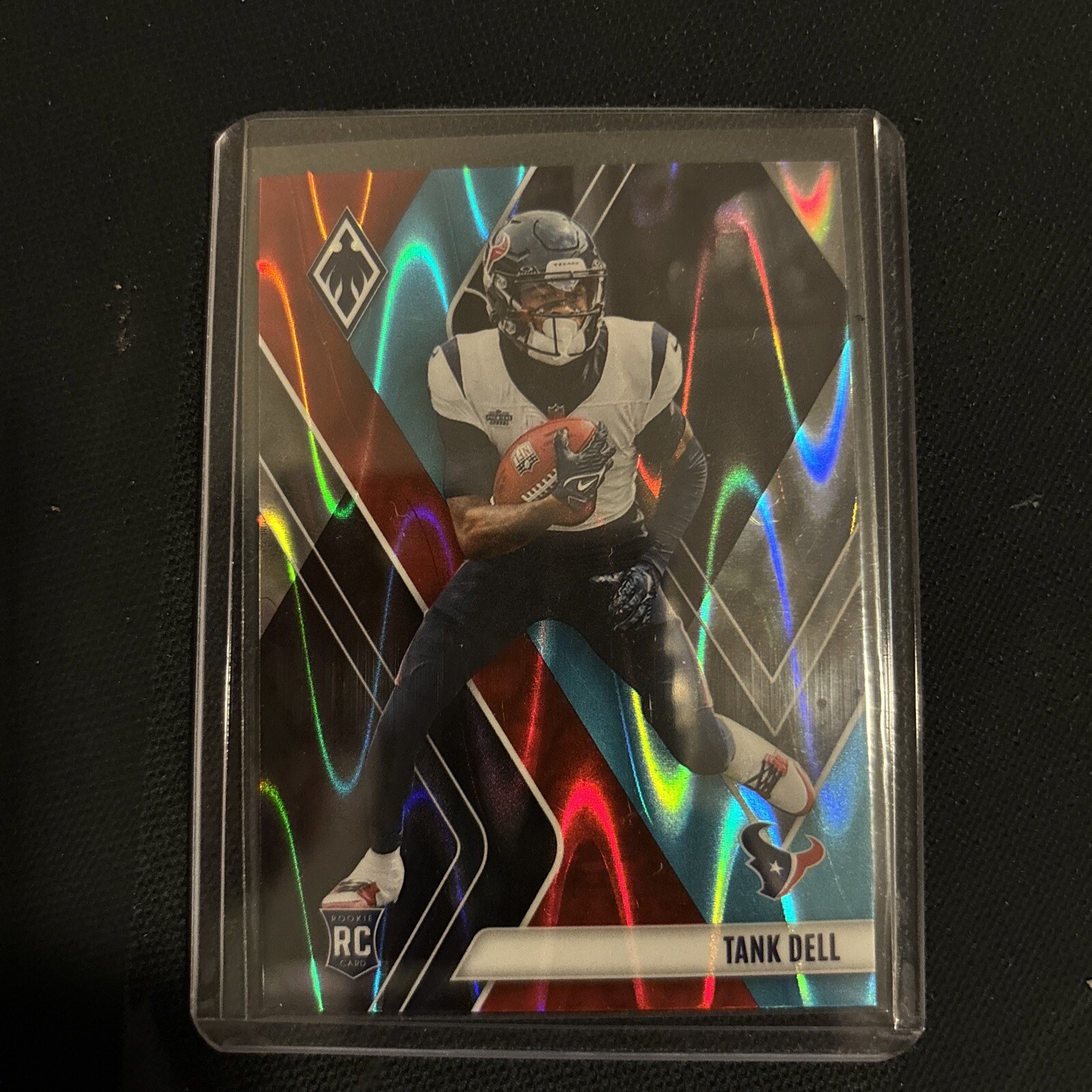 Tank Dell 2023 Panini Phoenix Rookie Fire And Ice Seismic SP /50 #135 Texans