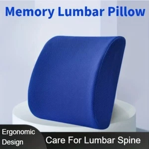 Cuscino Schienale Supporto Lombare Cuscino per Casa Ufficio Sedia e Seggiolino Auto Memory Foam - Foto 1 di 14