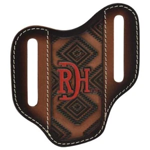 Red Dirt Hat Co Knife Sheath Leather Logo Brown 23111882K8 - Picture 1 of 2
