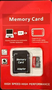 512GB TF Memory Card Ultra High Speed SD TF Card with Adapter - Zdjęcie 1 z 4